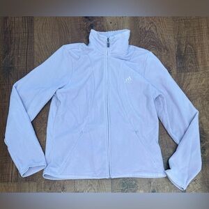 Adidas women Climawarm fleece jackets Sz Medium lavender